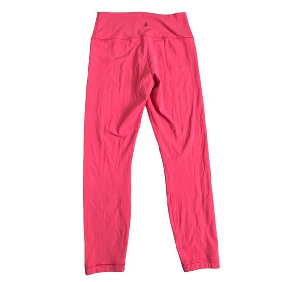 Athleta Womens Pink Mid Rise Transcend 7/8 Tight Medium - Picture 3 of 7